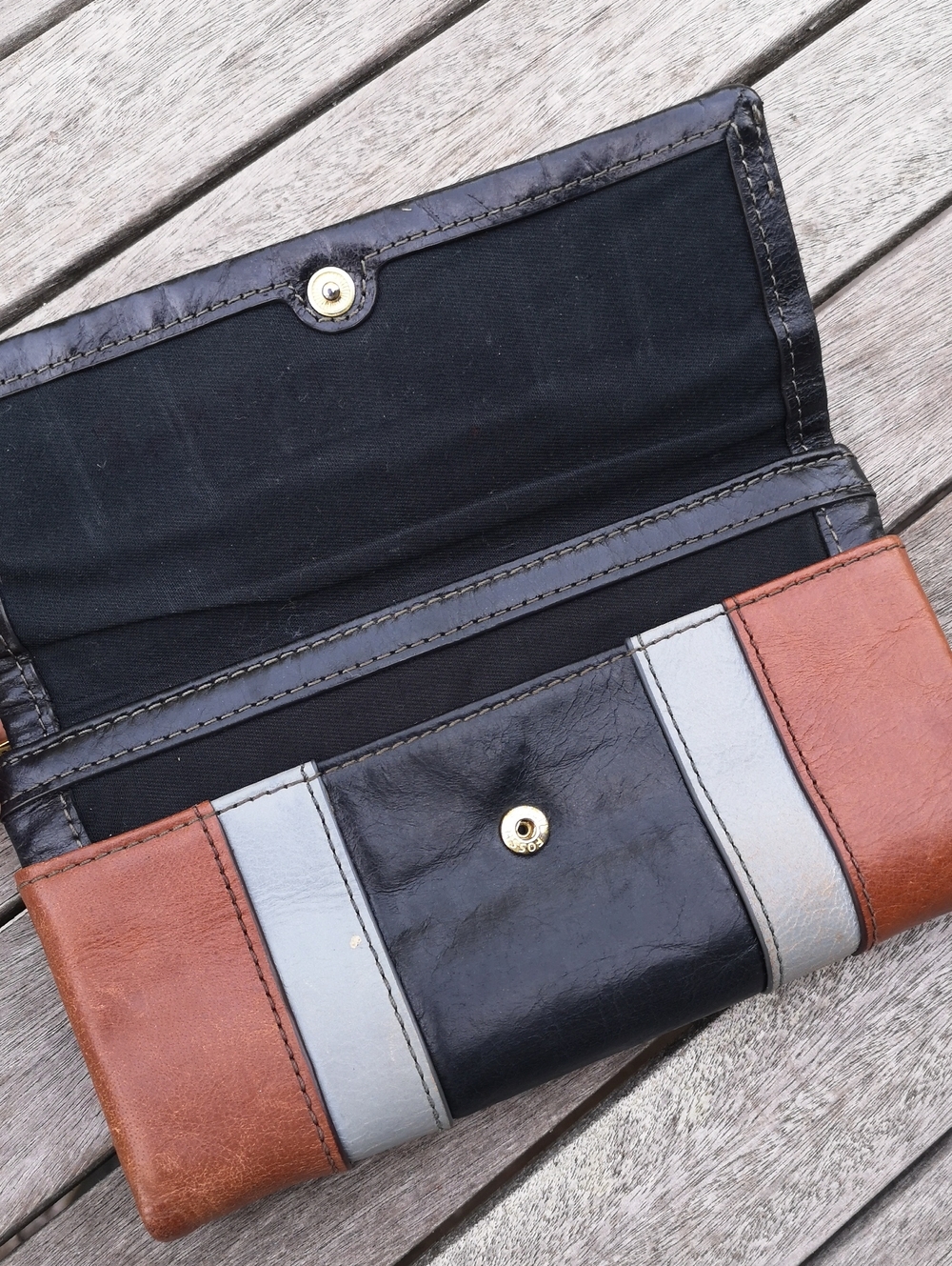 Vintage Fossil leather wallet - Picture 4 of 13